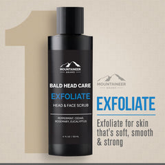 Mountaineer Brand exfoliante para cuero cabelludo, textura cremosa para uso diario.