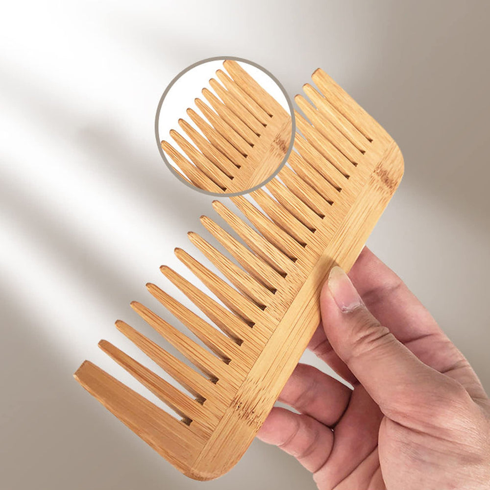 MoyRetty peine de bambú, regalo práctico para amigos y familia