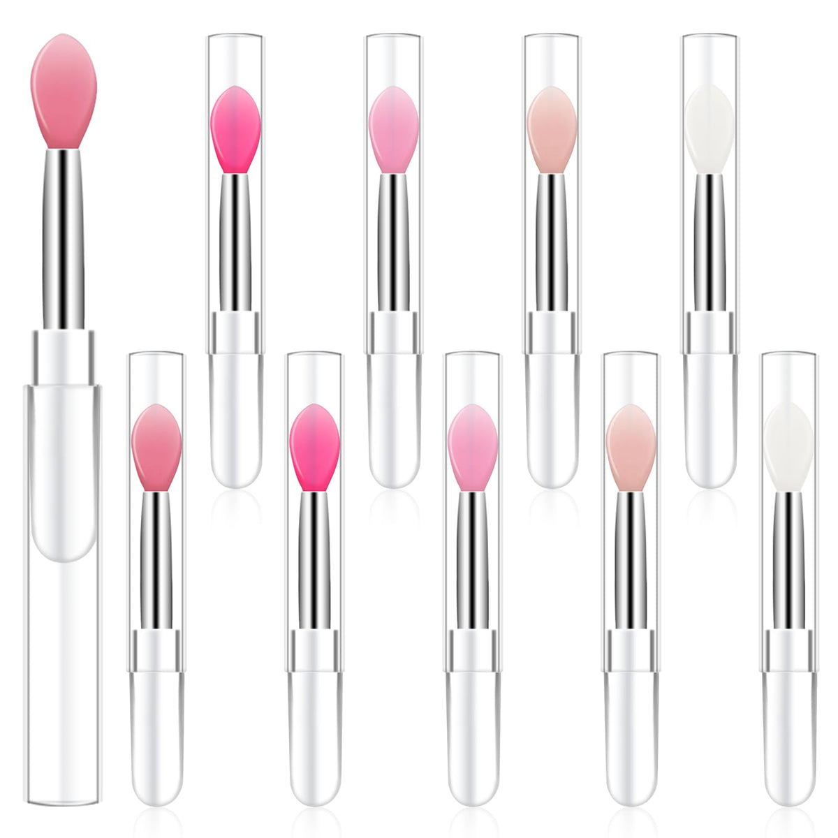 Mozeat Lens brocha labial silicona con tapa para una aplicación suave