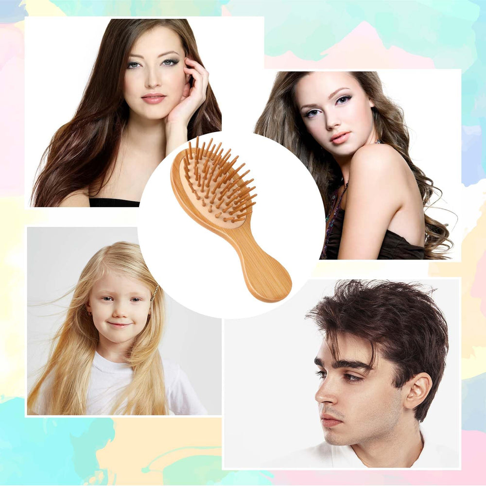 Mozeat Lens Cepillo para diferentes tipos de cabello: rizado, liso y fino.