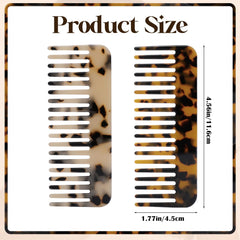 Mozeat Lens peine ancho tortosa para cabello grueso.