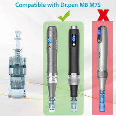 Herramienta de microagujas segura para uso en casa con control cómodo.