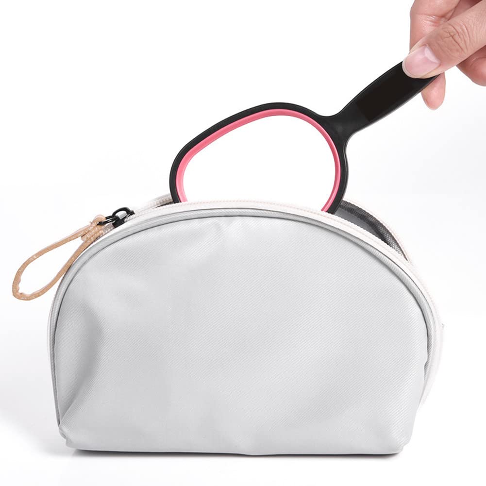 mpowtech espejo para baño y viaje, tamaño práctico