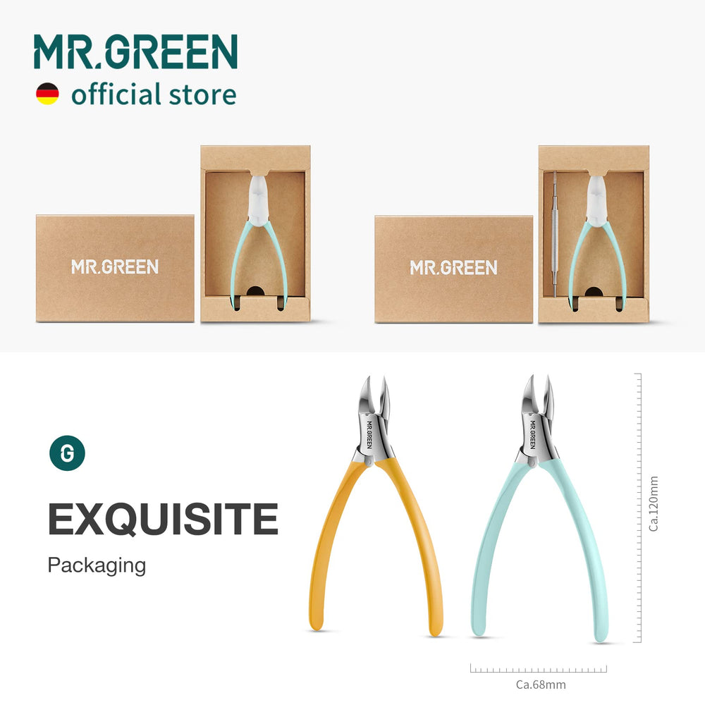 MR.GREEN kit pedicure compacto para cuidado de uñas en casa.
