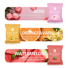 MR MIRYE pastillas aromáticas de ducha sandía para un momento refrescante.