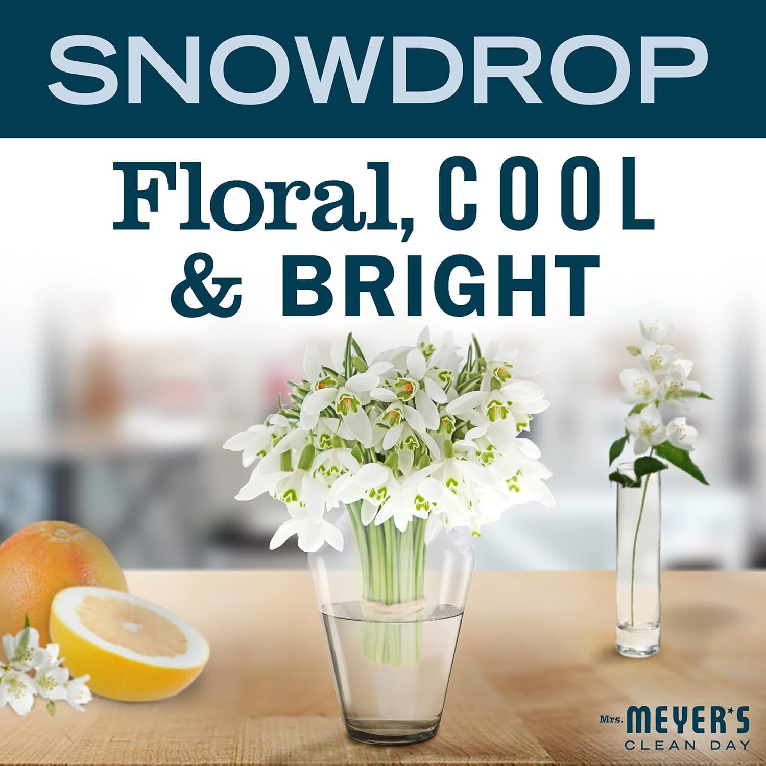 Mrs. Meyer's Snowdrop edición limitada de invierno para el hogar.
