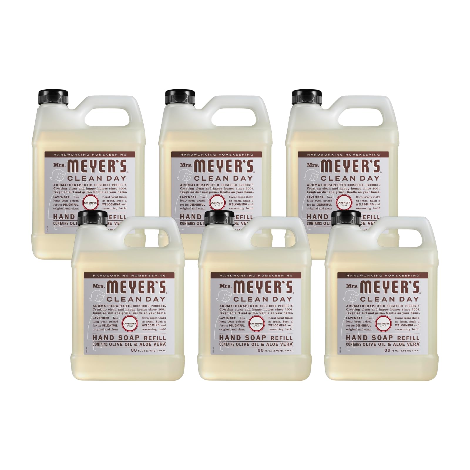 Mrs. Meyer's Lavanda jabon de manos: botella para uso diario con limpieza suave