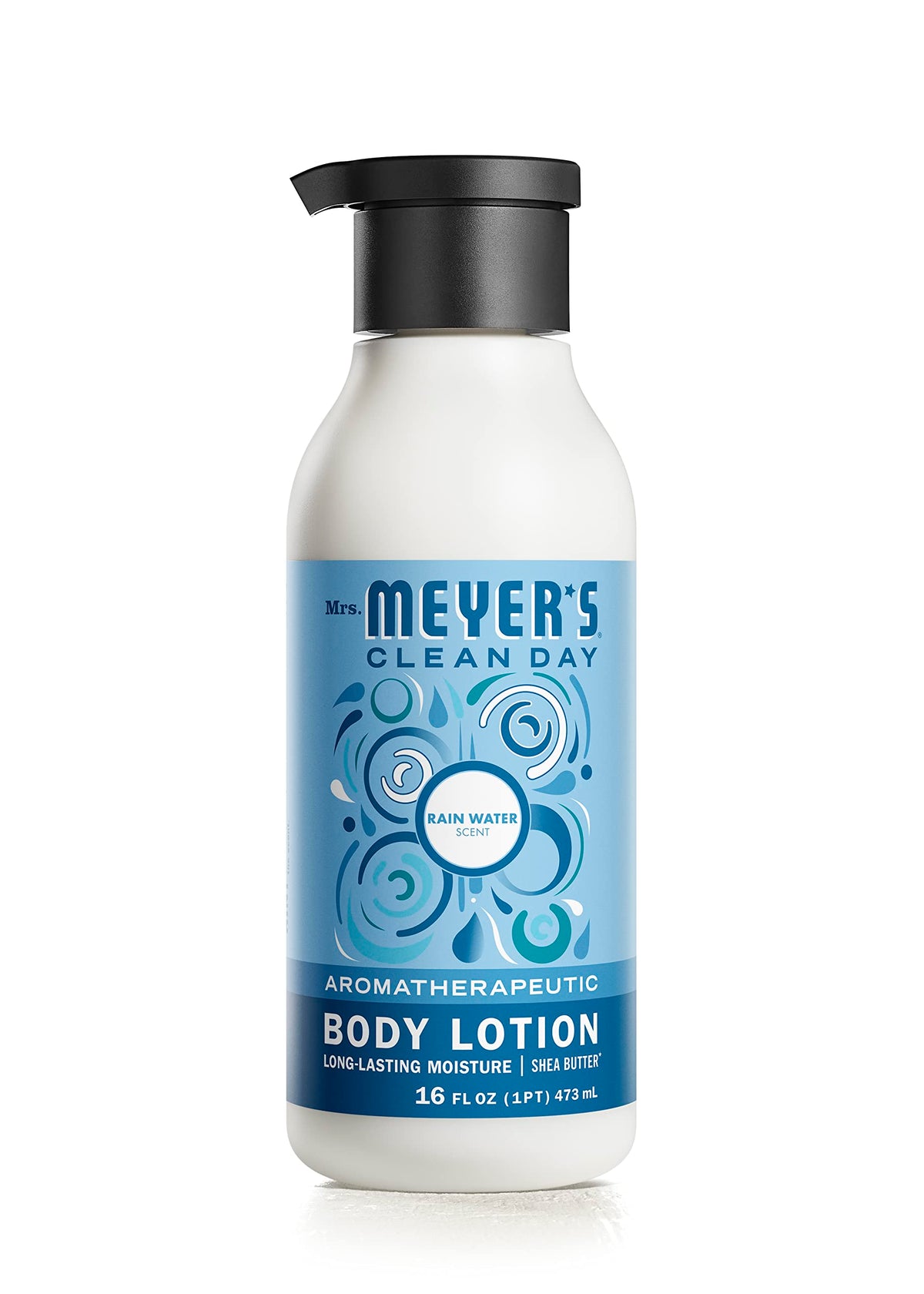 Loción corporal MRS MEYER'S en envase para cabello suave; agua de lluvia
