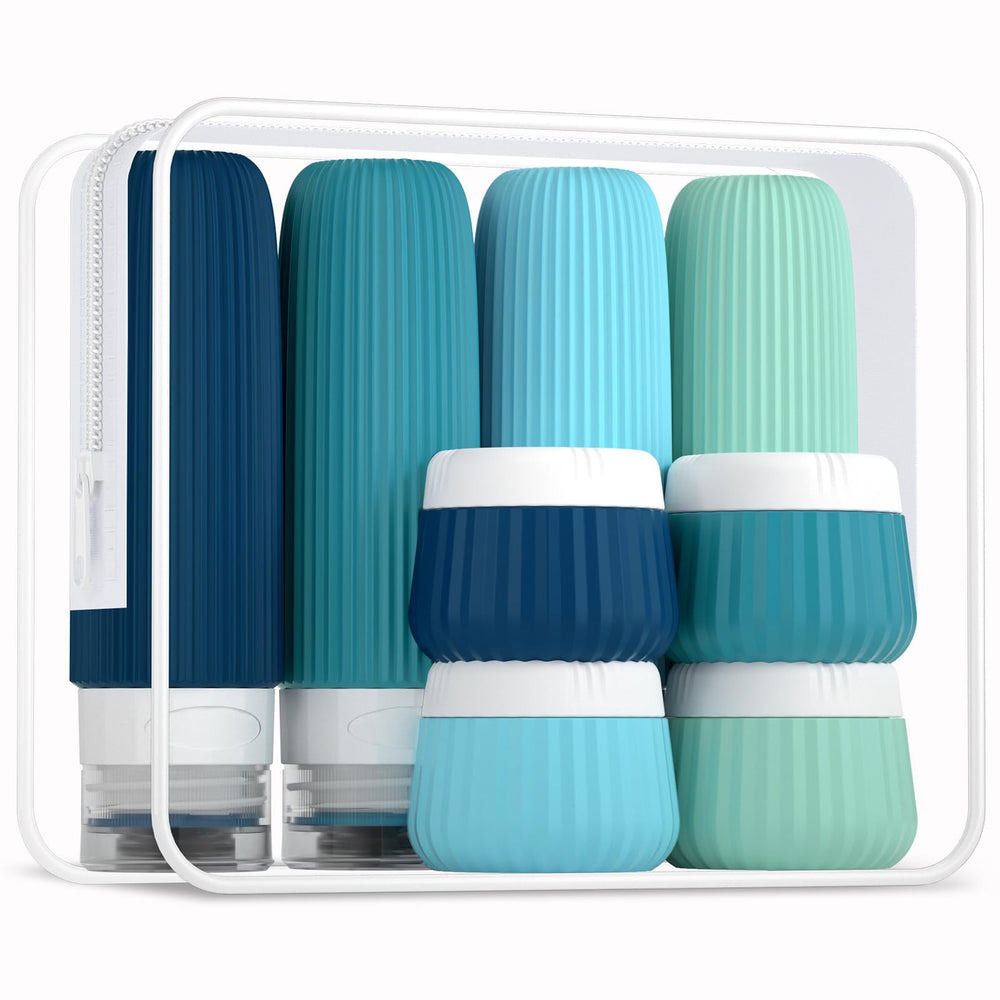 Mrsdry botellas de viaje de silicona 3 oz, ideales para líquidos en la maleta