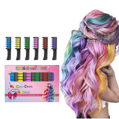 MSDADA peine tiza cabello azul para color temporal divertido.
