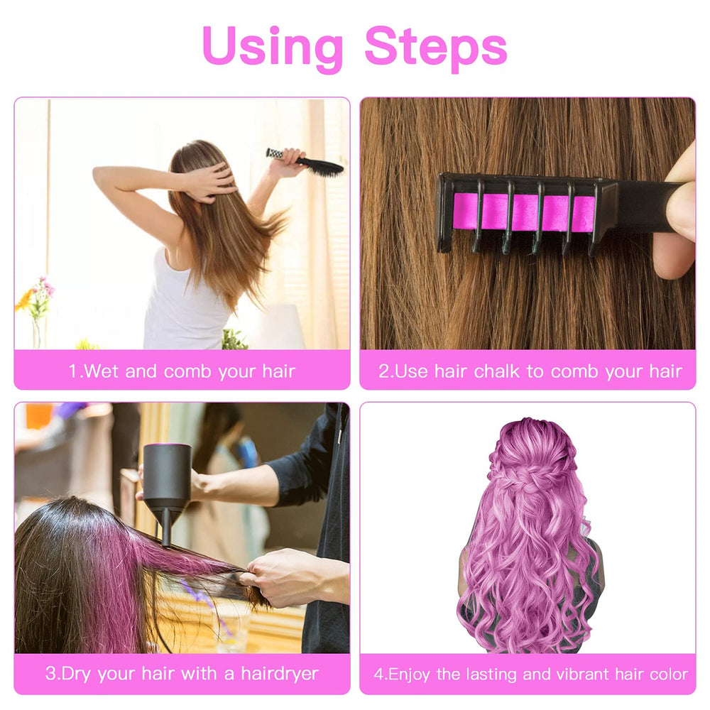 MSDADA coloración de pelo para niñas: seguro y temporal.