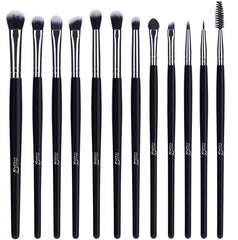 MSQ brochas para ojos con mango largo, precisión en sombras