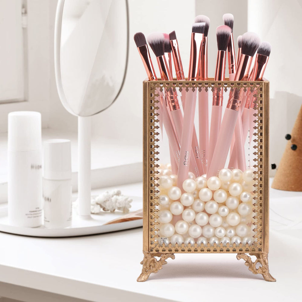 Tubo de aluminio rosa y mango rosa, diseño elegante y cómodo.