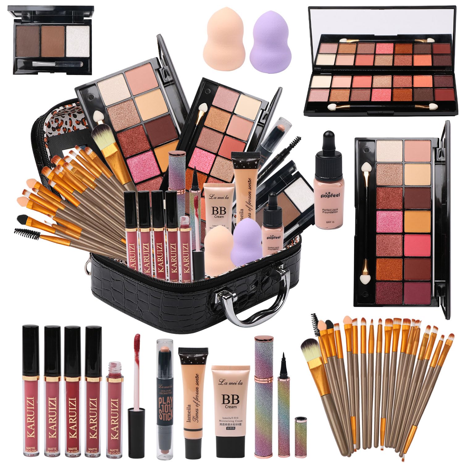 MTDXILTAI makeup kit bag showing organized storage for travel and daily routines