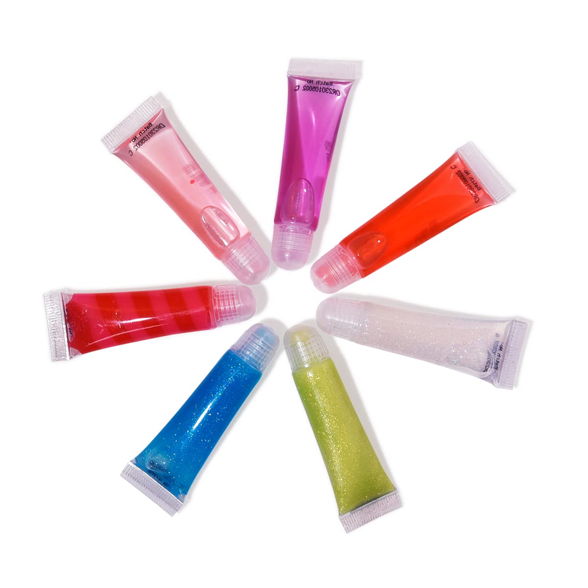 M&U Sparkle Lip Gloss Set sabores variados para uso divertido.
