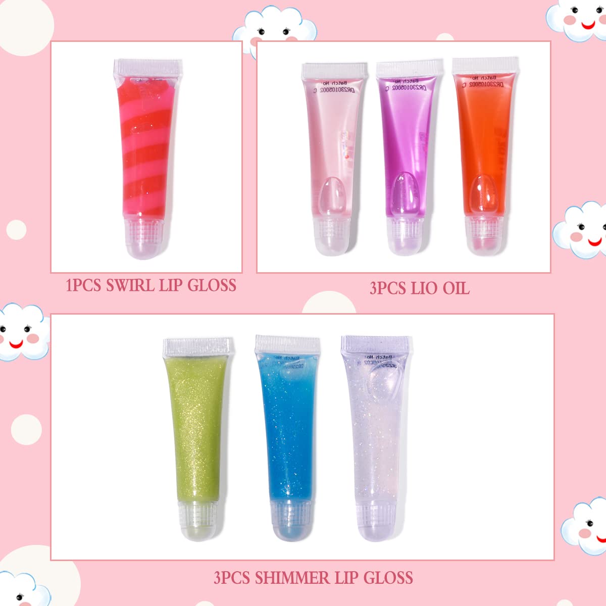 M&U Sparkle Lip Gloss Set adecuado para niñas desde 5 años.