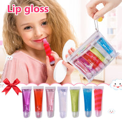 M&U Sparkle Lip Gloss Set textura hidratante para labios suaves.