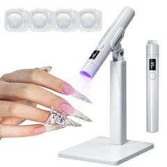 MUCOOS LUZ UV Mini UÑAS: secado rápido para manicura en casa.