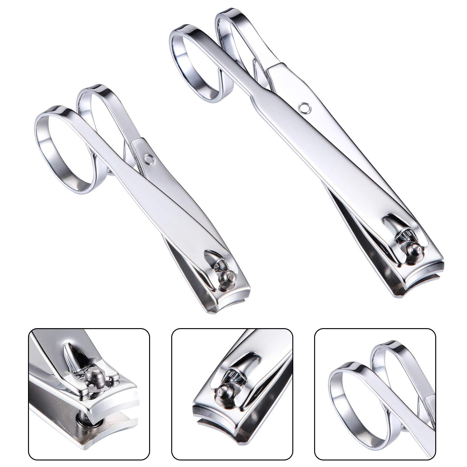 Mudder conjunto de 4 corta uñas, kit práctico para casa y viaje.