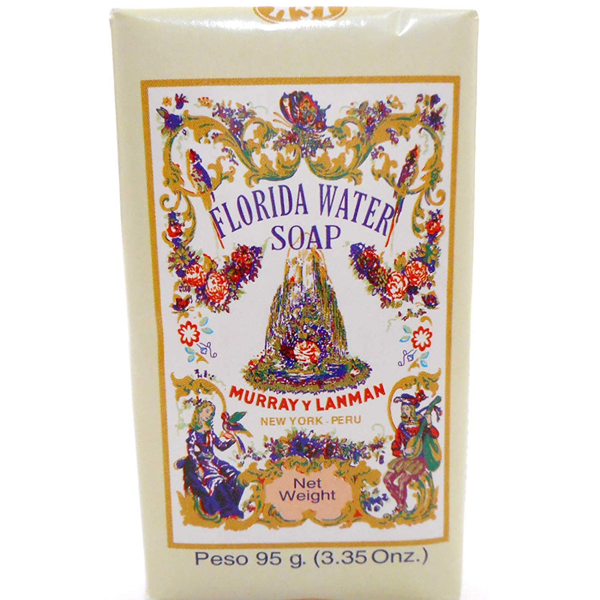 Jabón Murray & Lanman Florida Water: empaque compacto para uso diario.