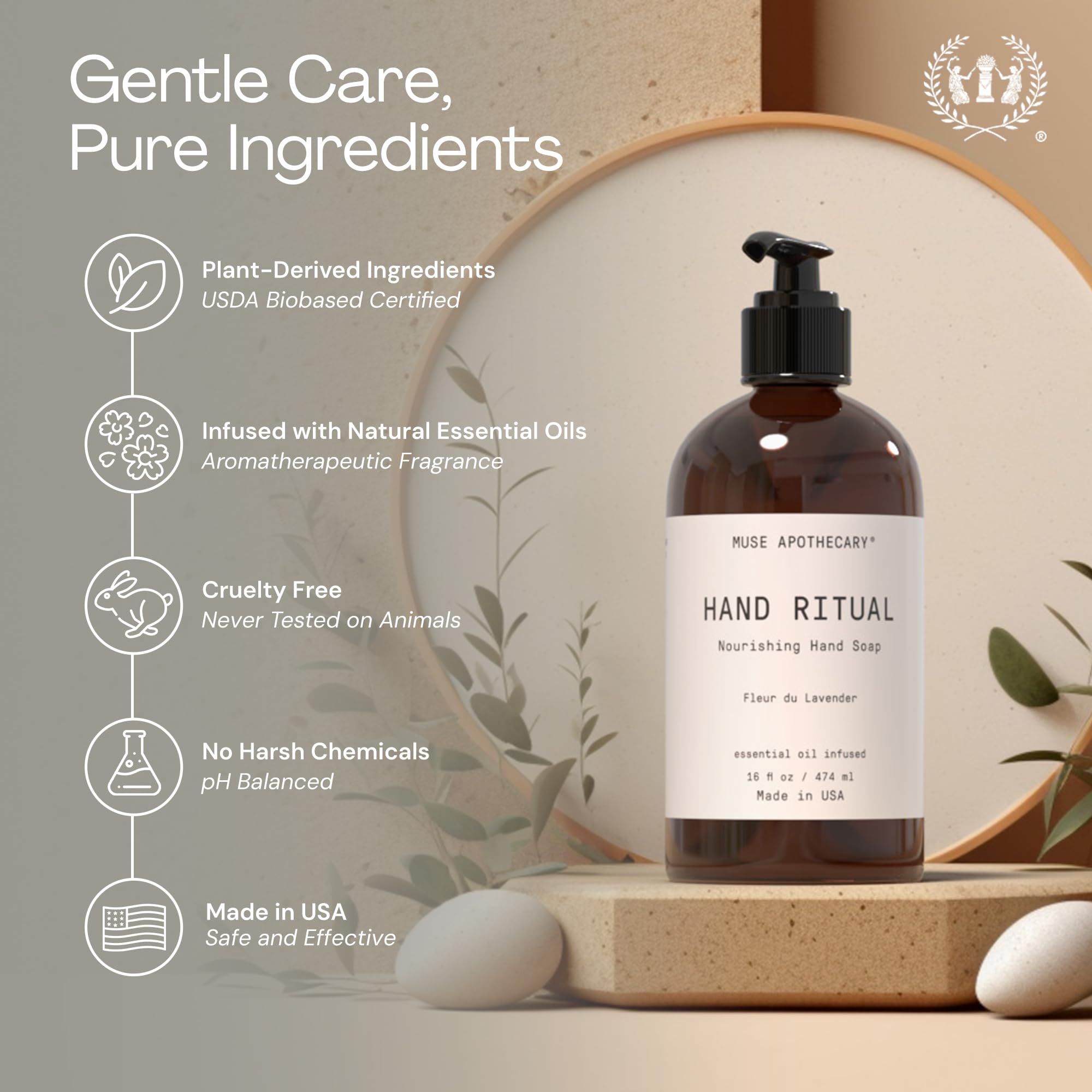 Muse Apothecary Hand Ritual: hecho en EE.UU. con ingredientes responsables
