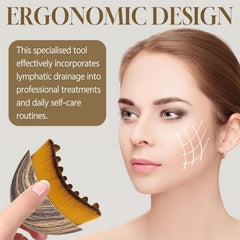 Mustio cepillo linfático drenaje cuello para tono facial