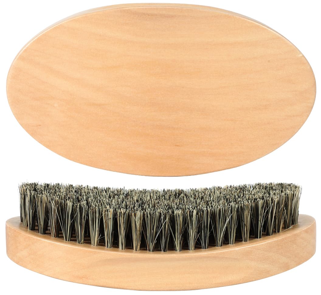 Myselect cepillo ondulado curvo para hombres, control y definicion de ondas