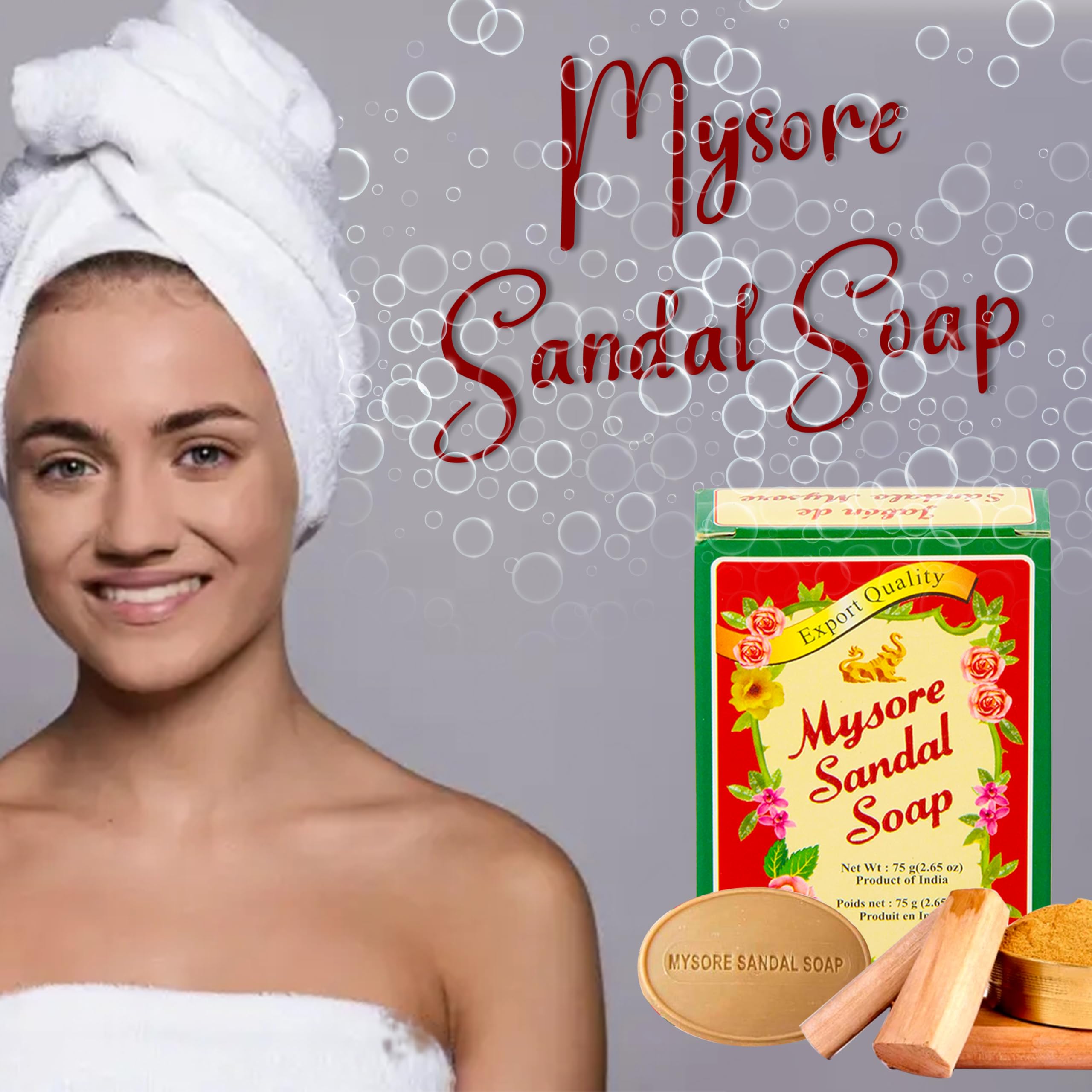 Mysore Sandal cuidado de la piel, piel suave al tacto.