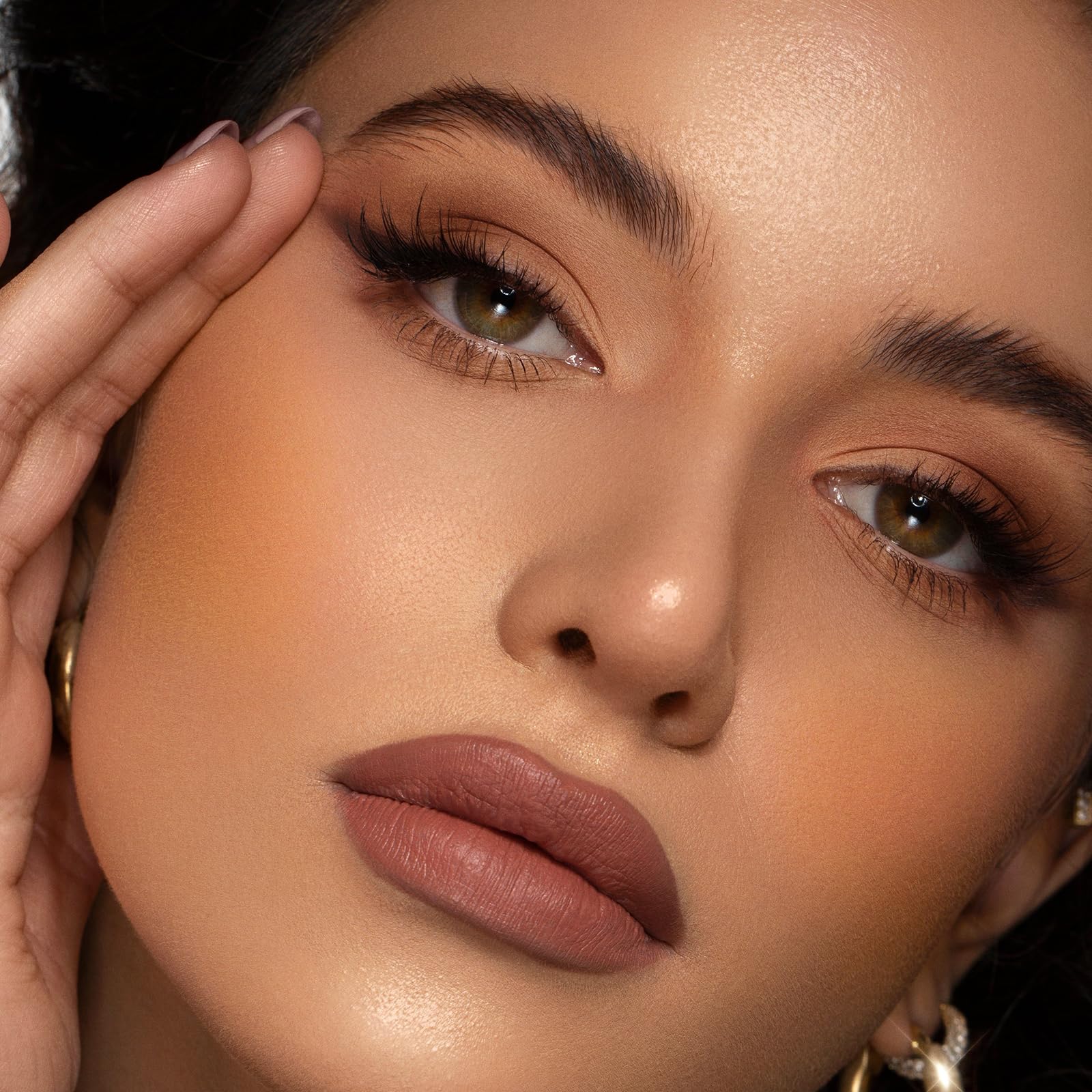 Paleta MYSTER ROSEY mini sombras neutro cálido medio para transiciones