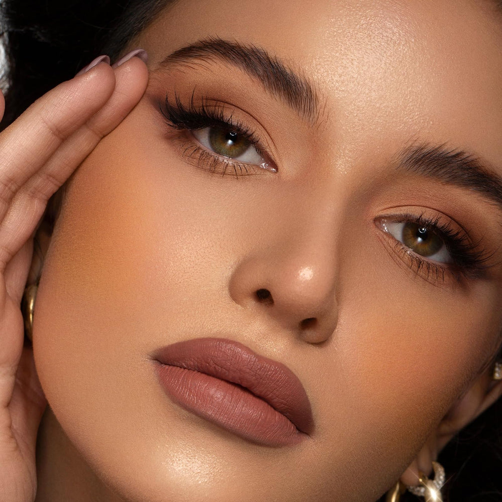 Paleta MYSTER ROSEY mini sombras neutro cálido medio para transiciones