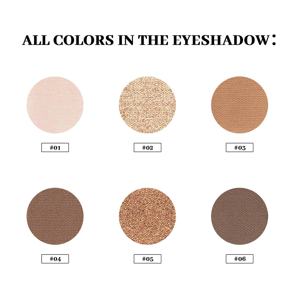 MYSTER ROSEY Nudes mini paleta, acabado mate aterciopelado para ojos definidos.