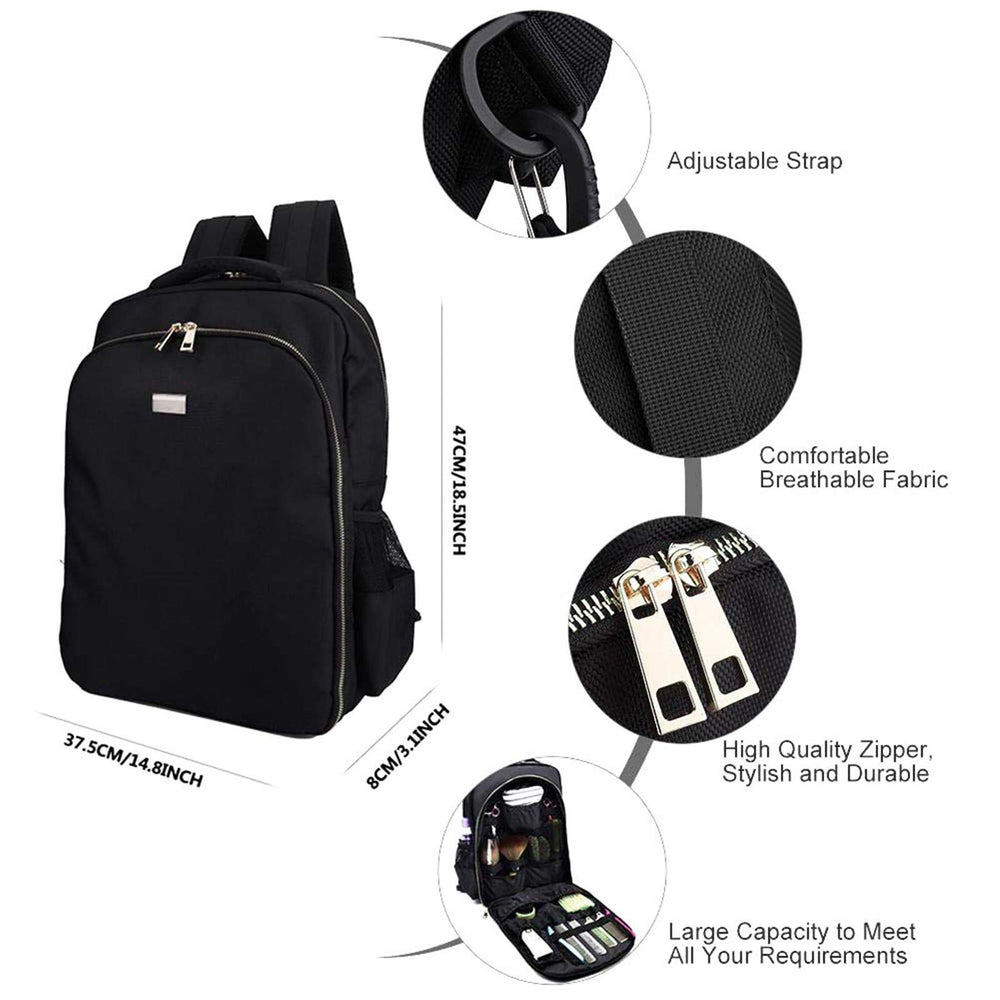 NADAENMF bolsa barbero accesorios con espacios amplios para cortadoras