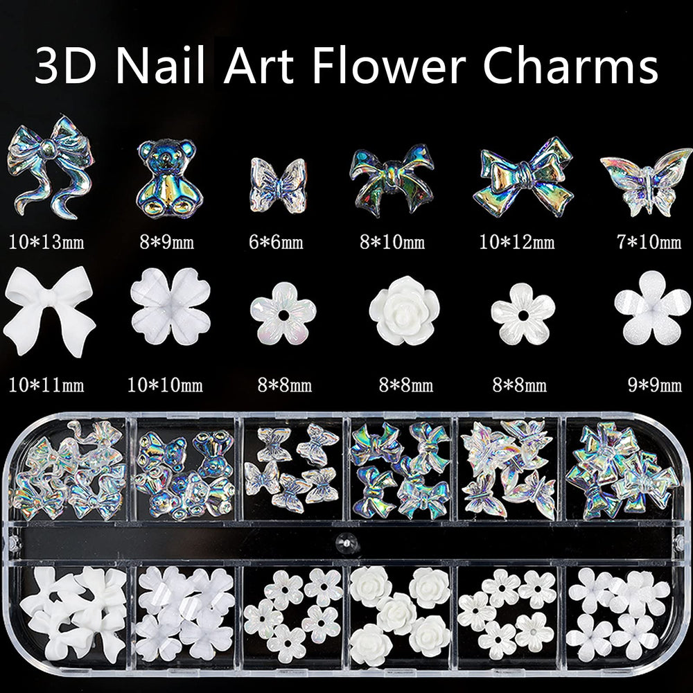 NAFIGO lazo 3D para uñas, estilo sofisticado y versátil.