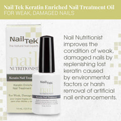 Nail Tek Nutritionist: favorece crecimiento sano y uñas más fuertes.
