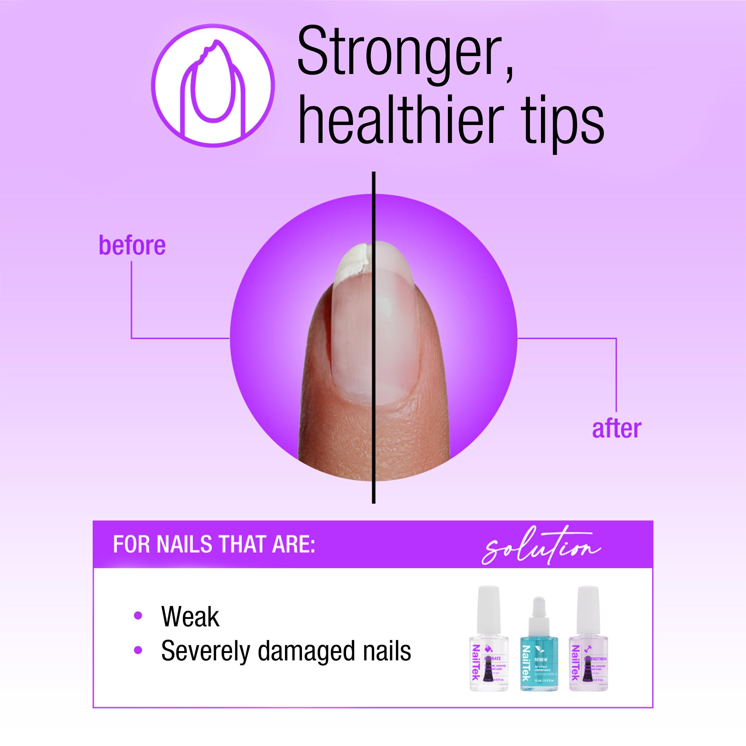 Nail Tek Formula 4 Xtra, textura crema, reparación nutritiva