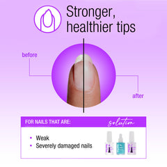 Nail Tek Formula 4 Xtra, textura crema, reparación nutritiva