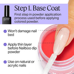 Nailboo activador liquido cura el color y endurece.
