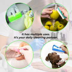 NailCare: cepillo con cerdas suaves y firmes para uñas.