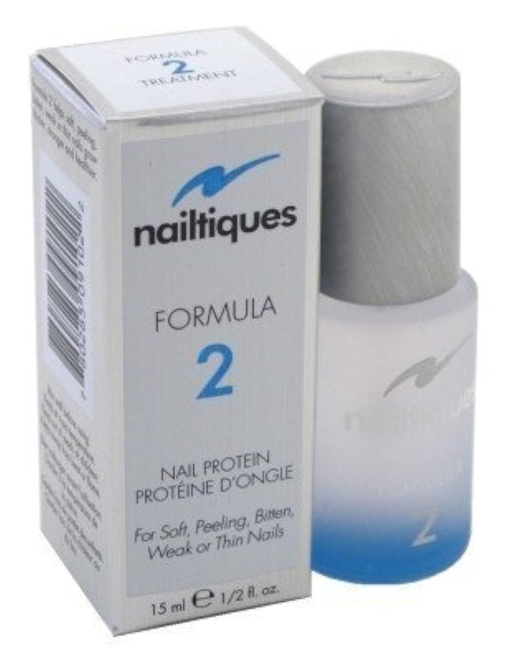 Nailtiques Formule 2 Protéine, flacon, fortifie les ongles et prépare une manucure durable
