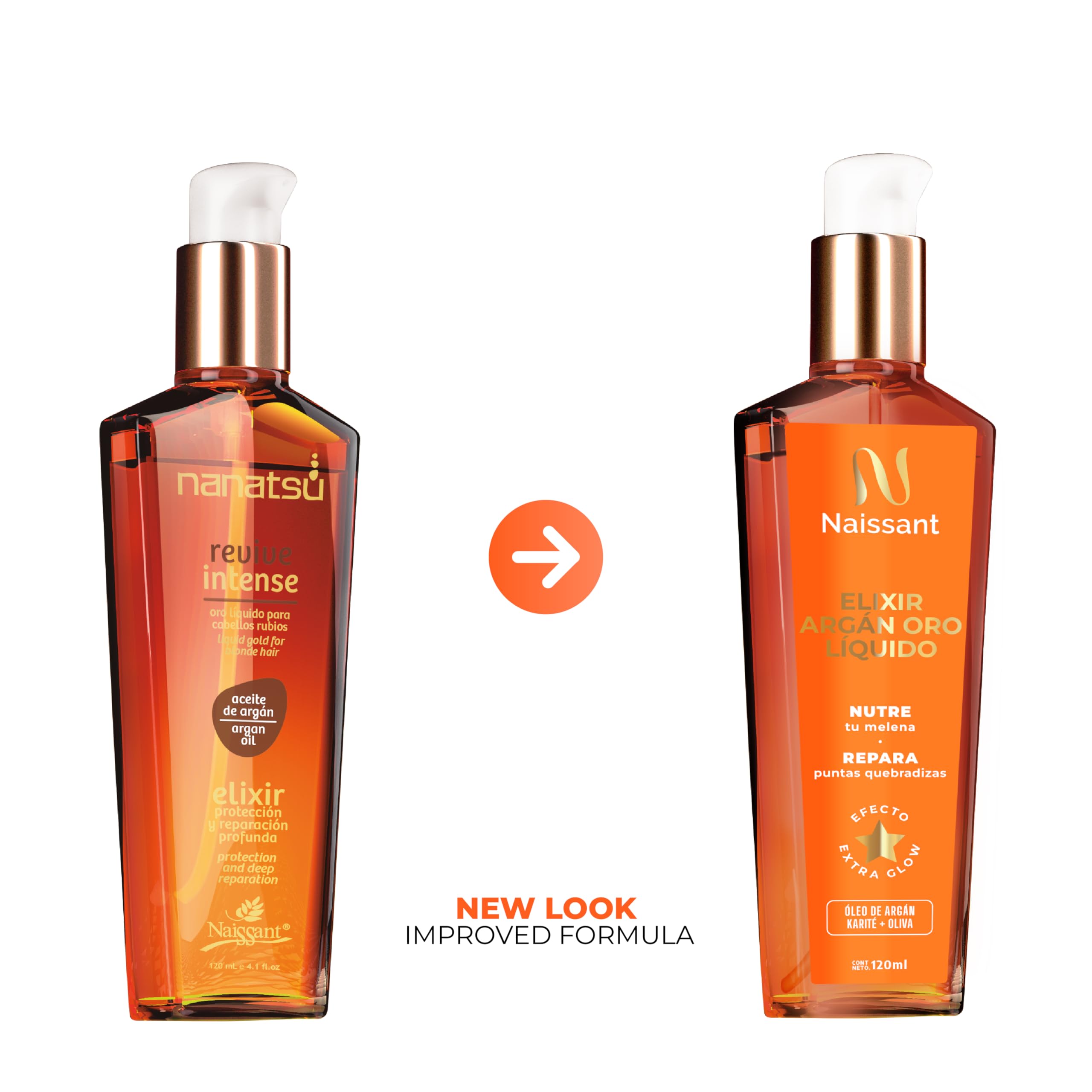Naissant Elixir Brillo Cabello: cabello radiante y sedoso