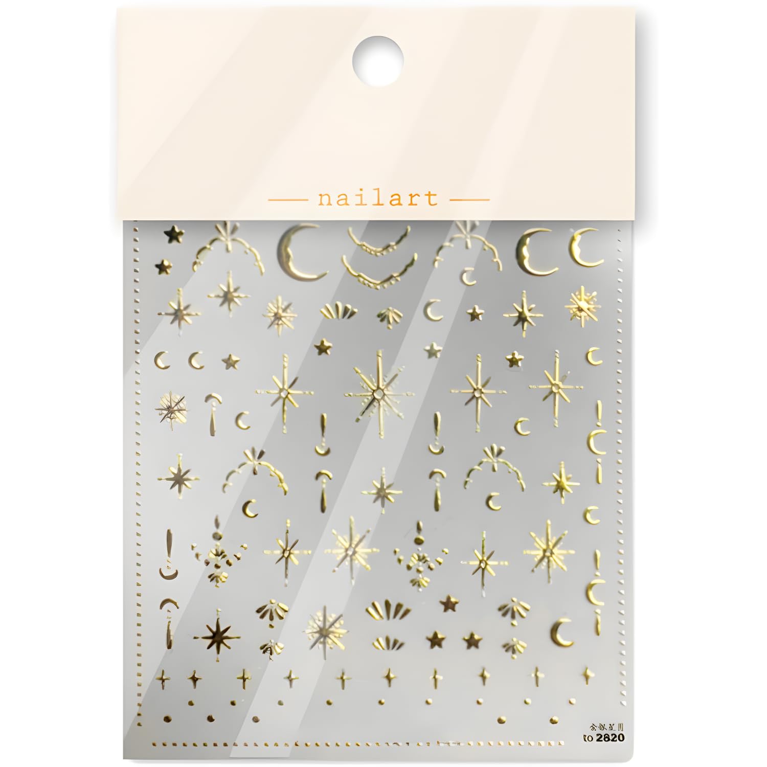 Namrec adornos luna-estrella dorados para fundas de móvil.