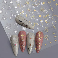 Namrec stickers estrella para uñas: acentos brillantes para un look único.