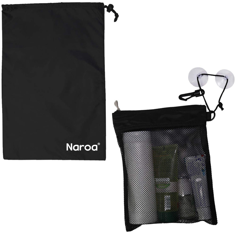 Naroa bolsa ducha impermeable para mantener secos los productos.