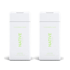 Native Concombre et Menthe : texture lavante crémeuse qui mousse facilement