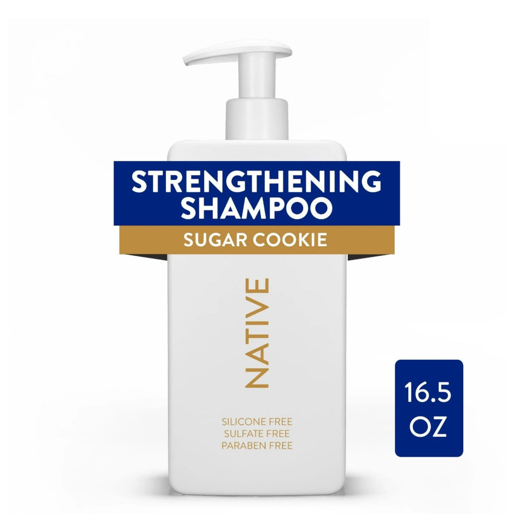 Après-shampoing Native Sugar Cookie, flacon soyeux et démêlage en douceur.