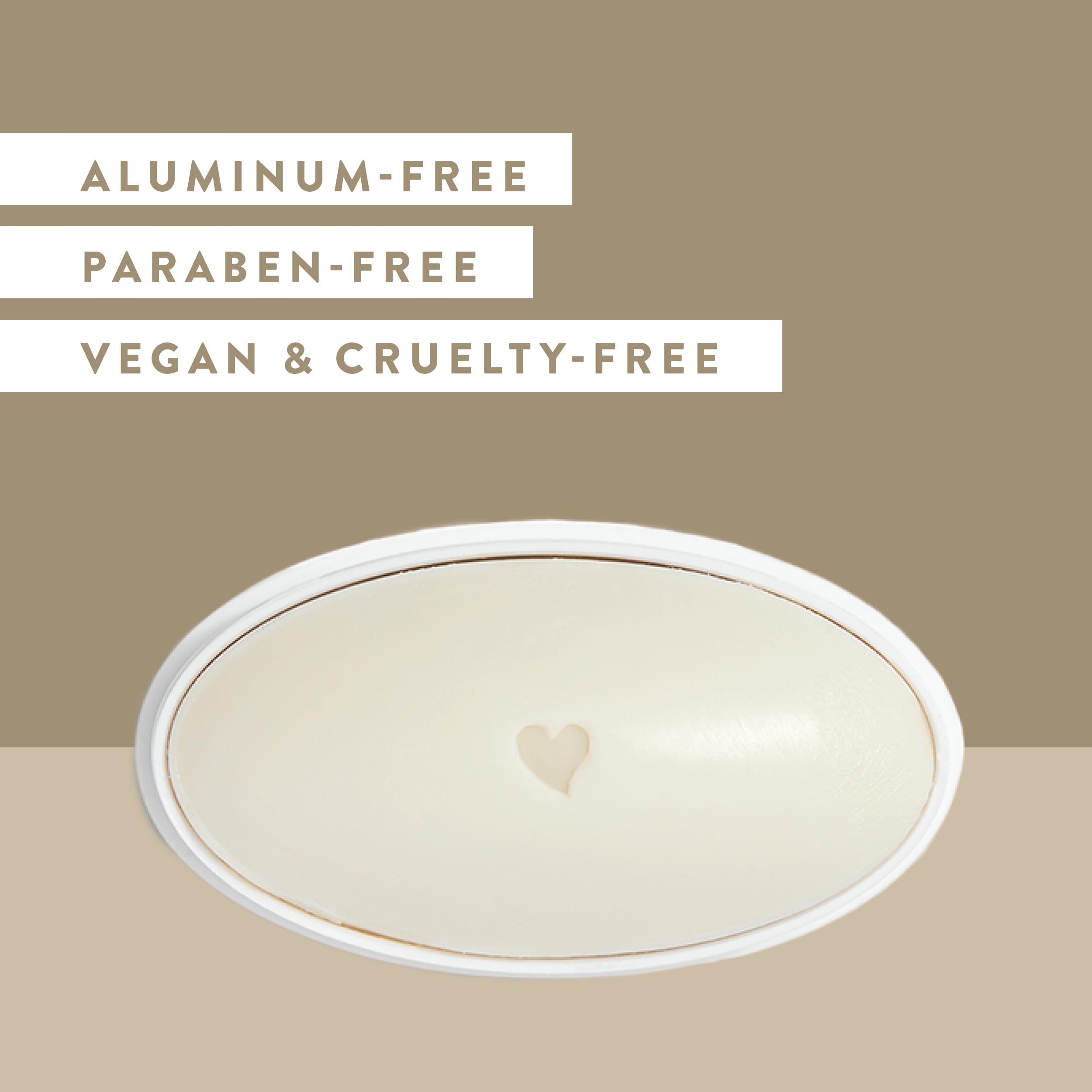 Native deodorant stick with smooth glide for sensitive skin.