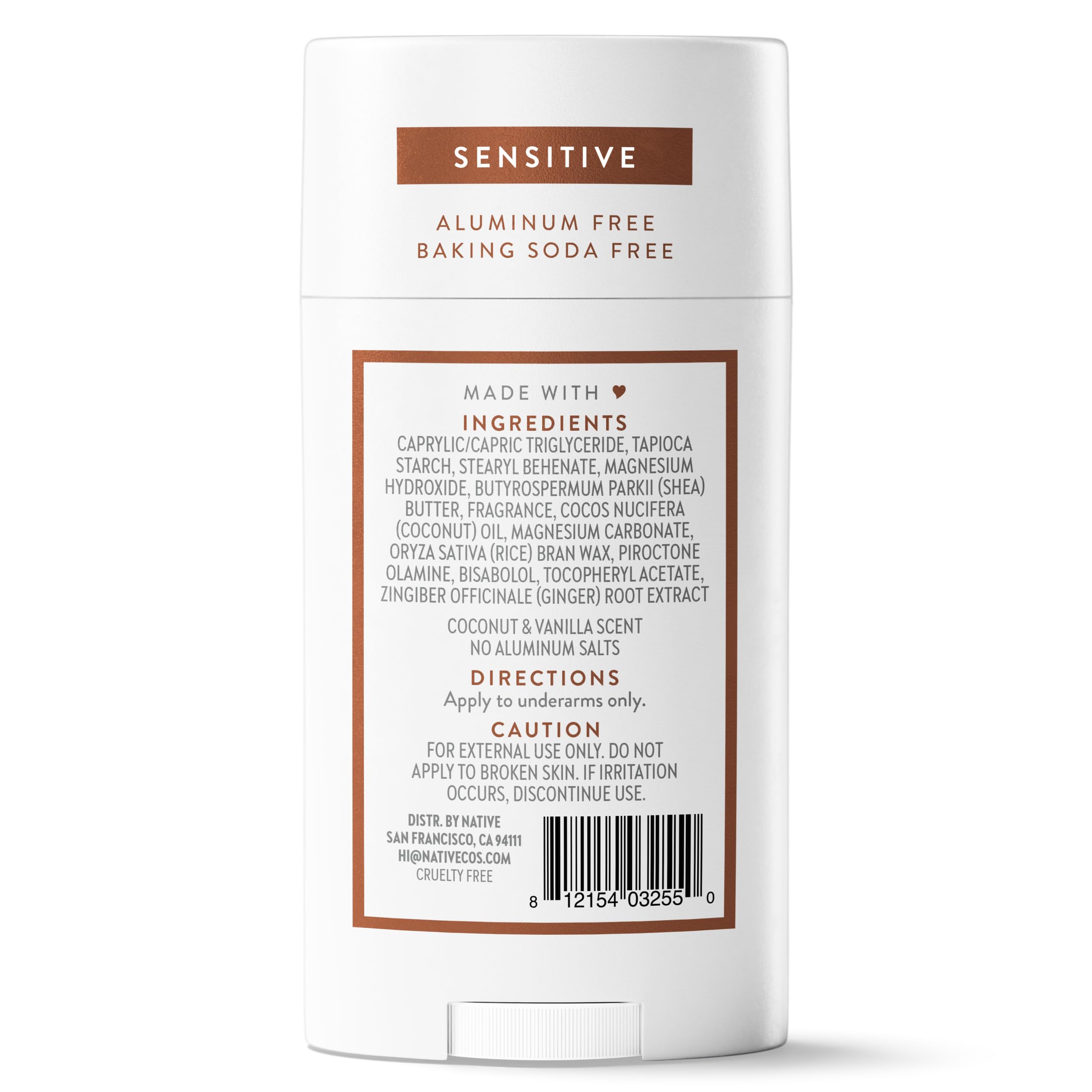 Native Sensitive Desodorante con protección de 72 horas para días activos