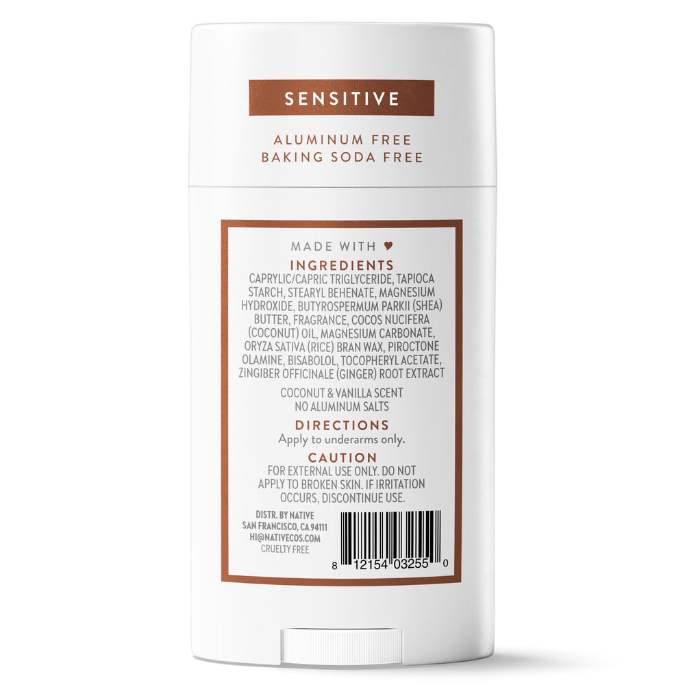 Native Sensitive Desodorante con protección de 72 horas para días activos