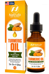 Natrulo Aceite de cúrcuma reparador para rostro mejora tono y manchas