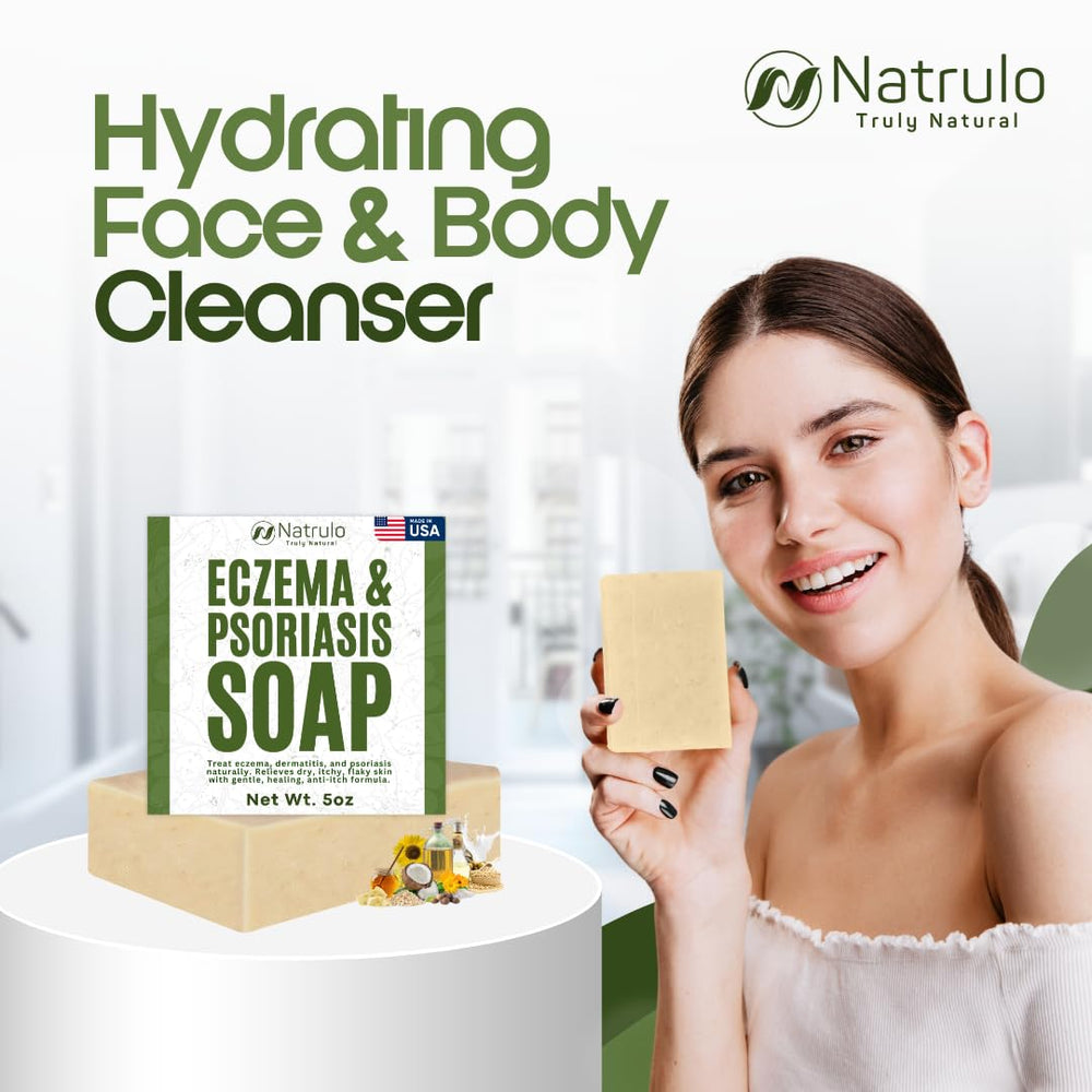 Natrulo Jabón detoxificante suave: limpia y equilibra la piel sensible.